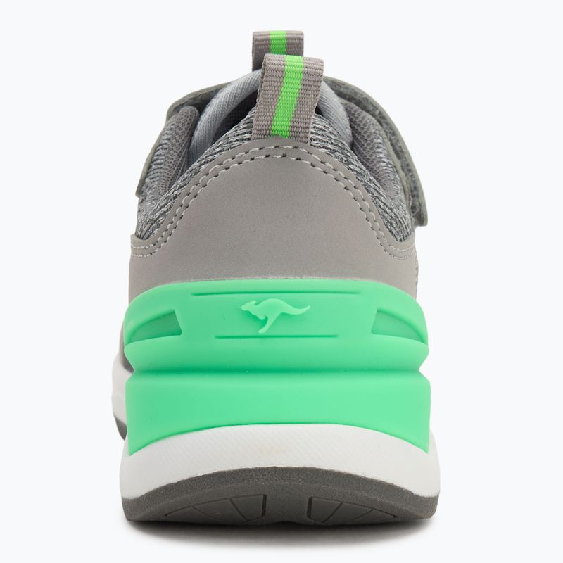 KangaROOS KD-Gym EV detská obuv vapor grey/neon green 6