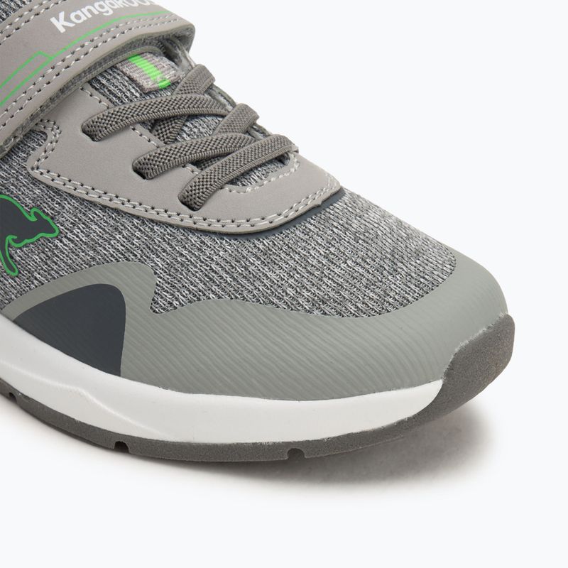 KangaROOS KD-Gym EV detská obuv vapor grey/neon green 7
