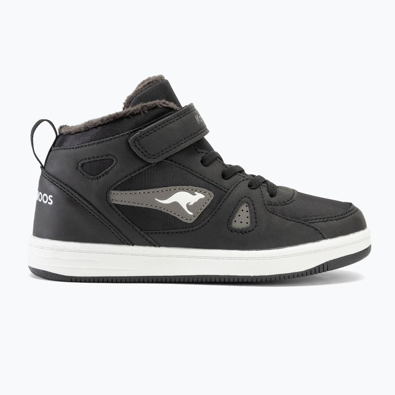 Detská obuv KangaROOS K-CP Kalley II EV jet black / steel grey 2