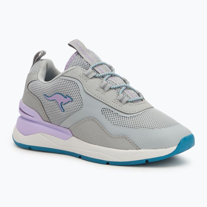 KangaROOS KD-Road detská obuv vapor grey/lavender