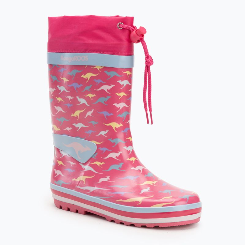 Detské čižmy KangaROOS K-Summerrain fandago pink/kangaroo