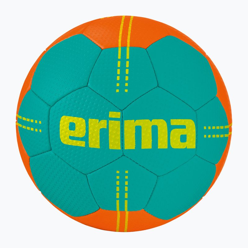 Hádzanarská lopta dziecięca ERIMA Pure Grip Junior columbia/orange veľ. 0