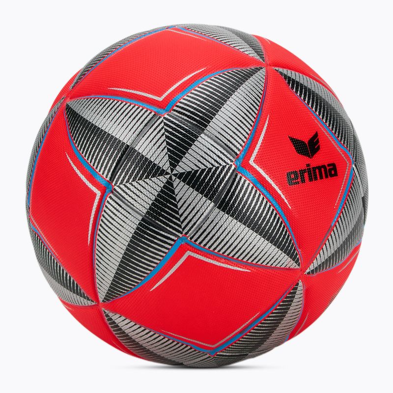 ERIMA Senzor Star Match Fluo fiery coral/black football veľkosť 5 2