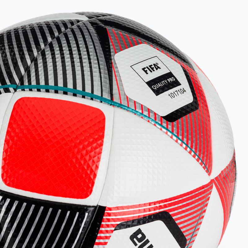 ERIMA Hybrid Match strieborná/fialovo-koralová futbalová lopta veľkosť 5 3