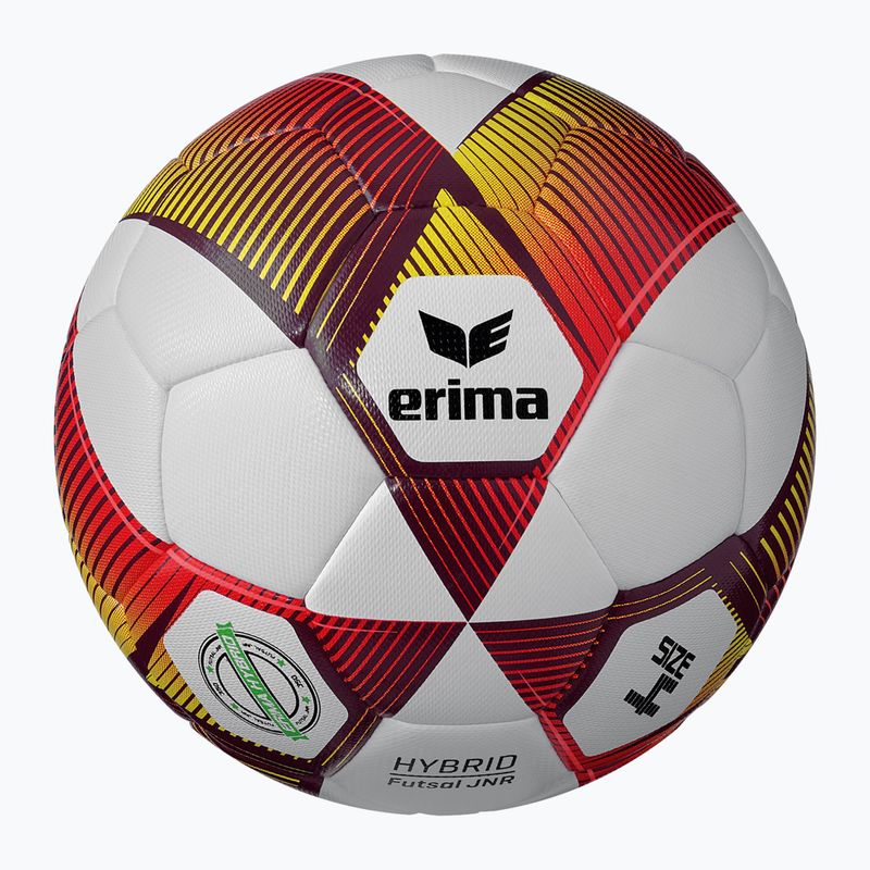 ERIMA Hybrid Futsal červená/žltá futbalová lopta veľkosť 4