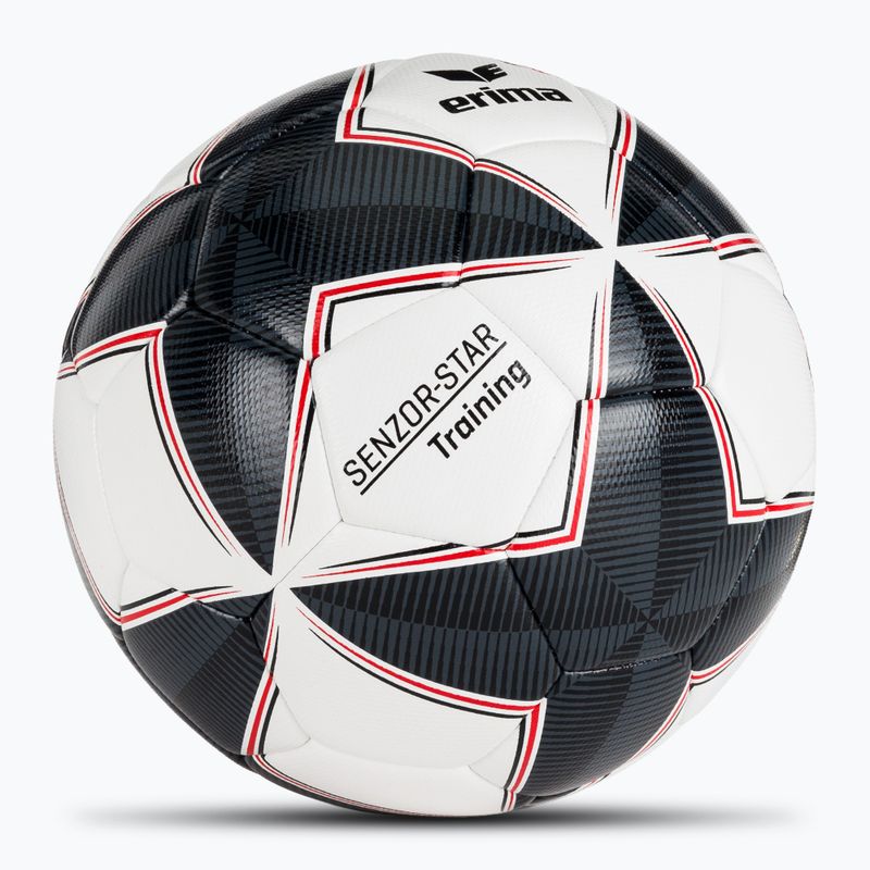 ERIMA Senzor Star Training futbalová lopta čierna/sivá veľkosť 5 2