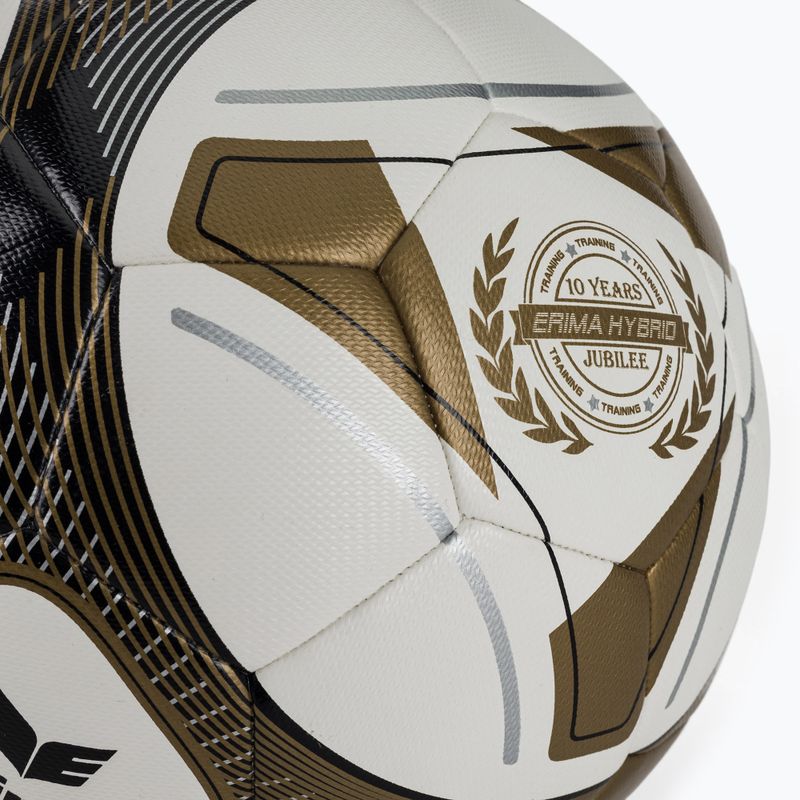 ERIMA Hybrid Training biela/zlatá futbalová lopta veľkosť 5 3