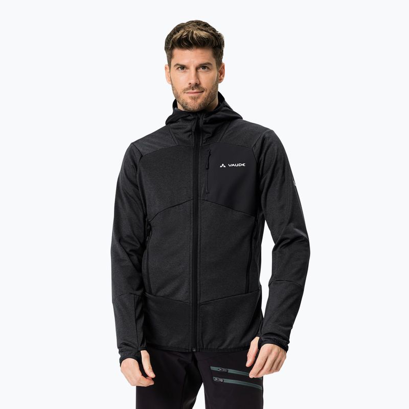 Pánska mikina VAUDE Monviso Fleece II black