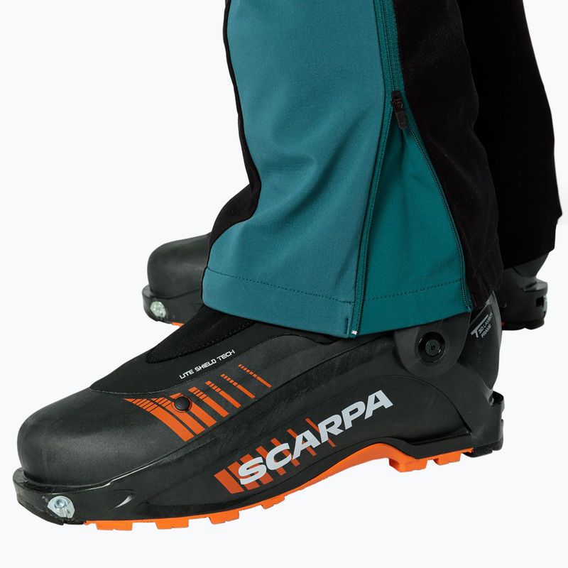 Pánske softshellové nohavice VAUDE Larice IV mallard green 4