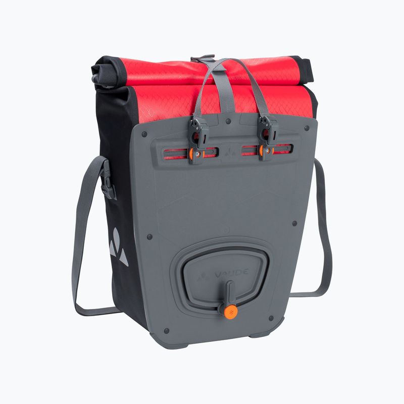 VAUDE Aqua Back Print Single 24 l červený/čierny cyklistický kufor na nosič 3