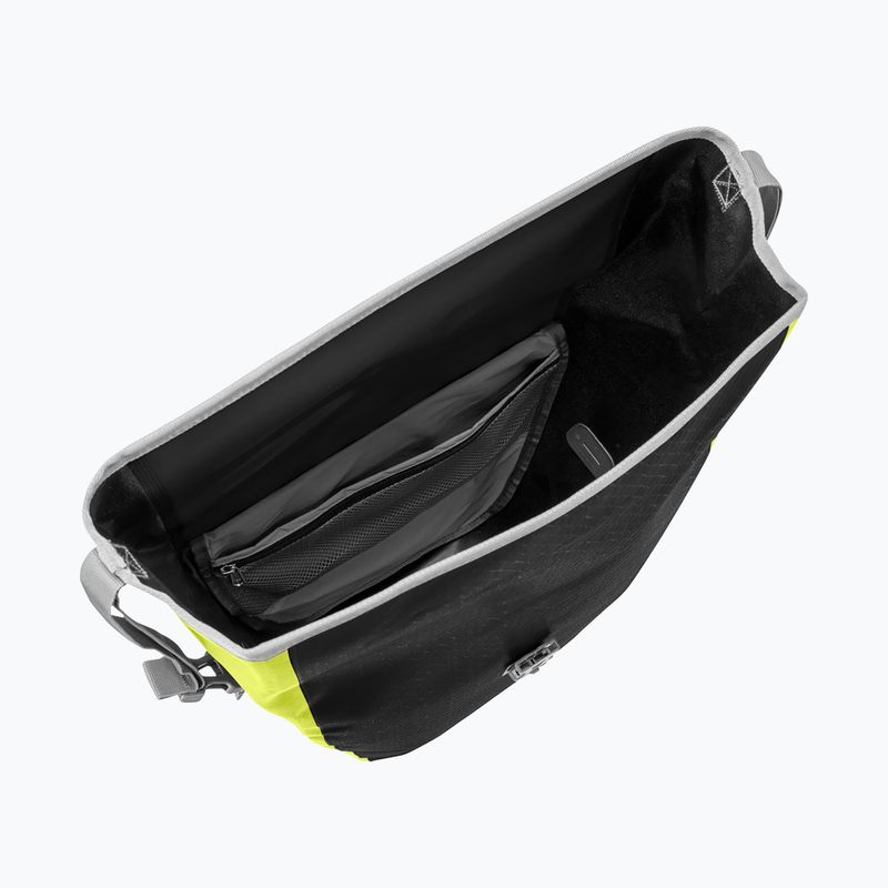 VAUDE Aqua Back Print Single 24 l čierna/jasne zelená batožinový priestor na bicykel na nosič 4