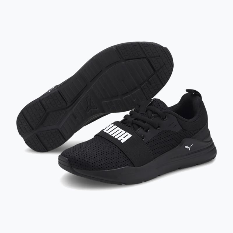 Detské topánky PUMA Wired Run Jr puma black/puma white 8