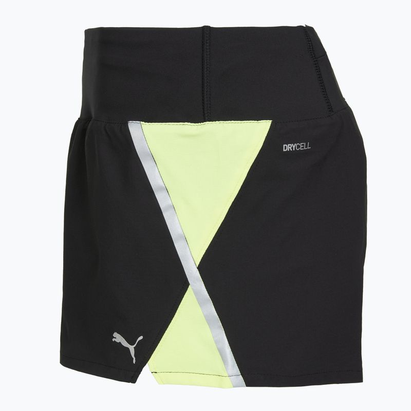 Dámske bežecké šortky Puma Run Lite Woven Ultra Shorts black/neon 3