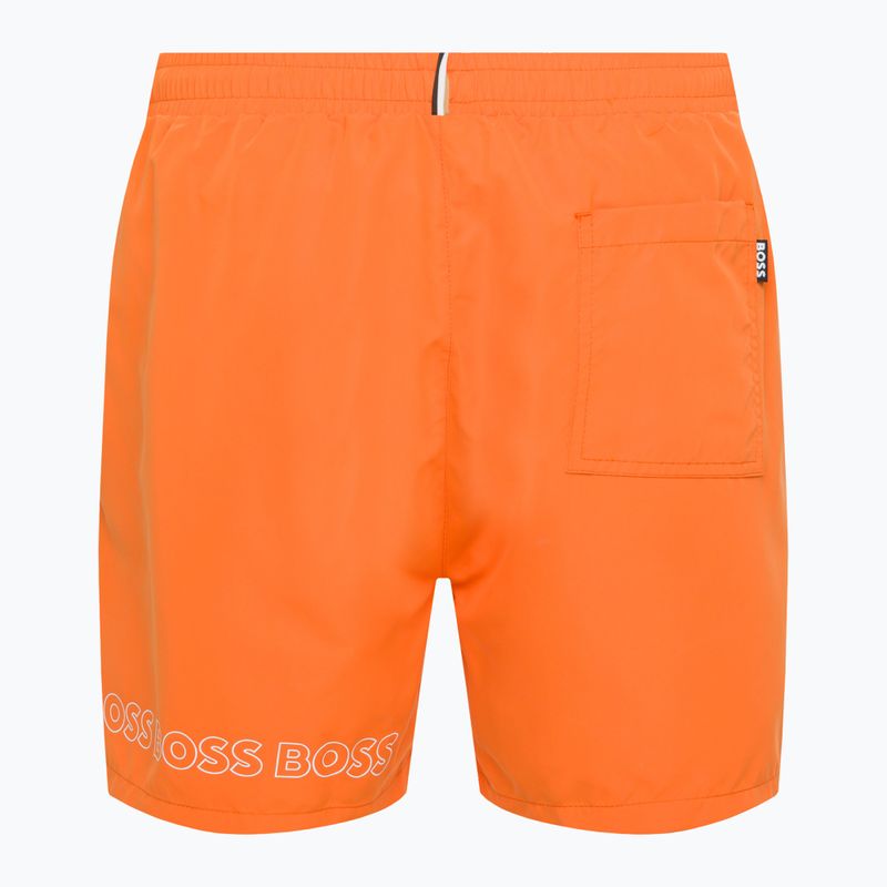 Hugo Boss Dolphin pánske plavecké šortky oranžové 50469300-829 2