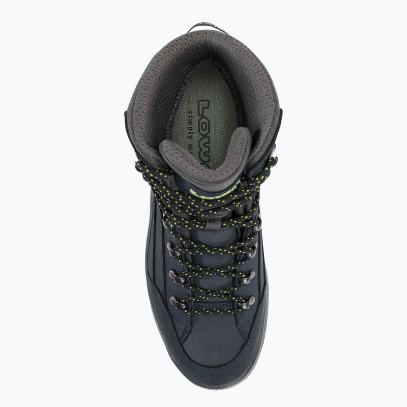 Obuv LOWA Renegade GTX Mid dunkelelblau/limone 6