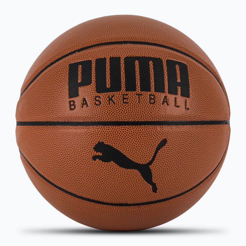 Basketbalová lopta PUMA Basketball Top leather brown/puma black veľkosť 7