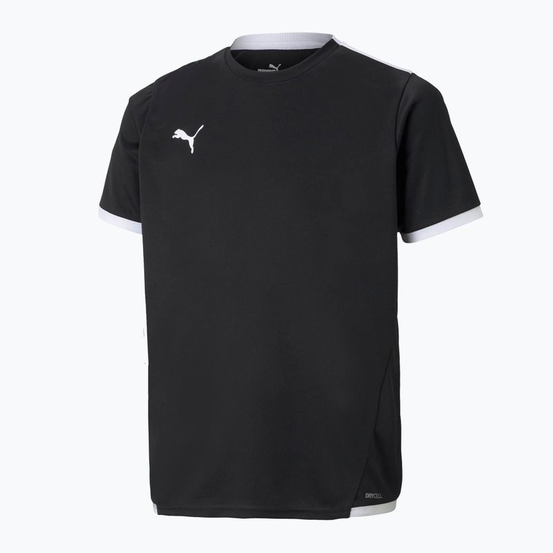 Detské futbalové tričko PUMA Teamliga Jersey čierne 74925 5