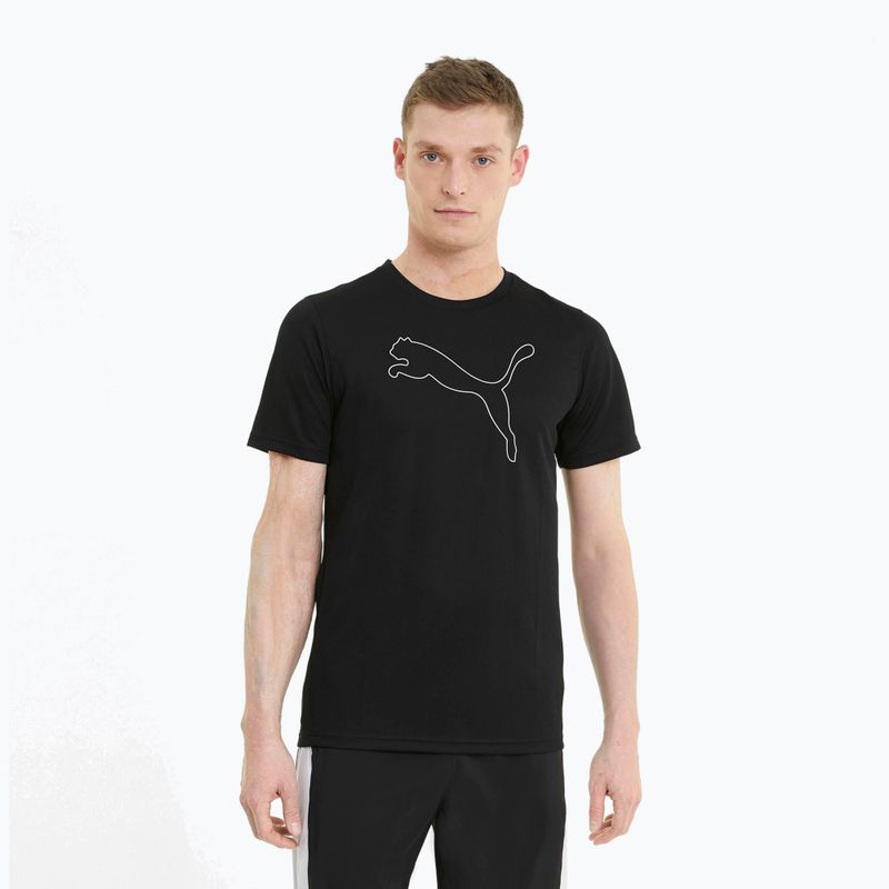 Pánske tréningové tričko PUMA Performance Cat čierne 520315 01 3