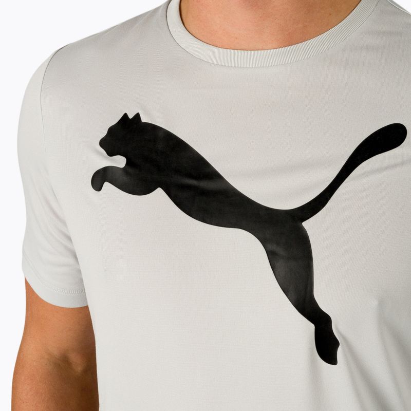 Pánske tréningové tričko PUMA Active Big Logo Tee sivé 586724 09 5