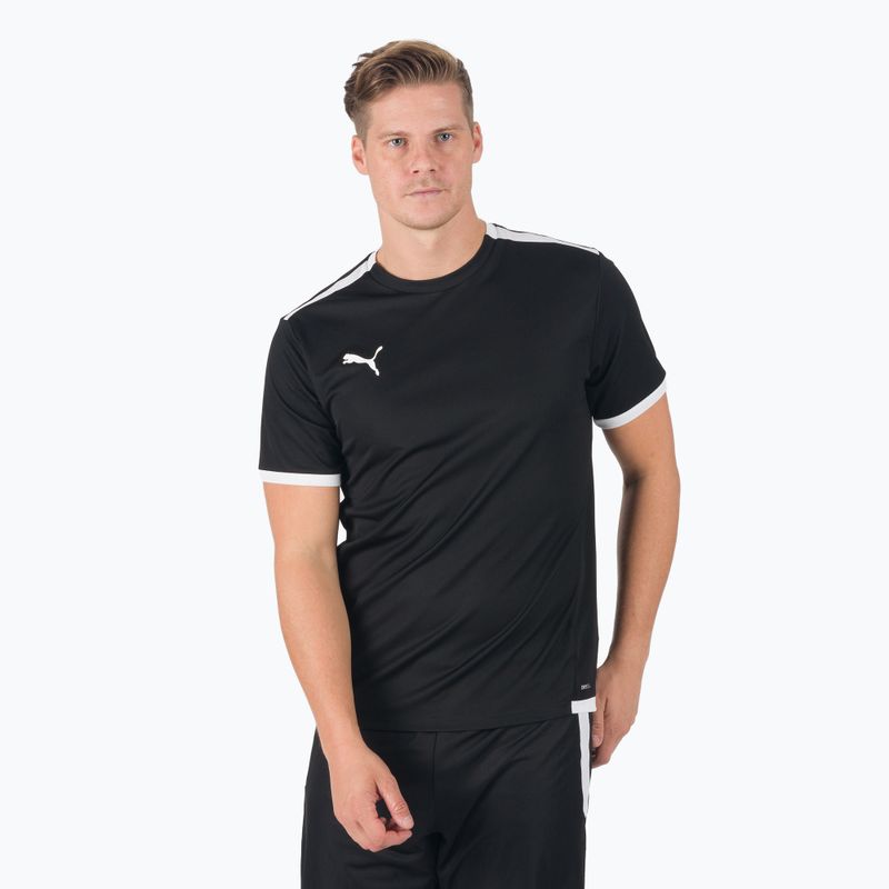 Pánsky futbalový dres PUMA teamLIGA Jersey black 704917 03