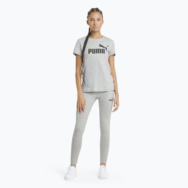 Dámske tričko PUMA ESS Logo light grey heather 2