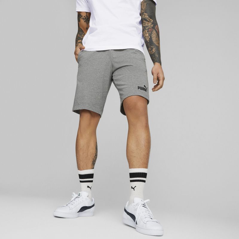 Pánske šortky PUMA Ess Jersey medium gray heather 3