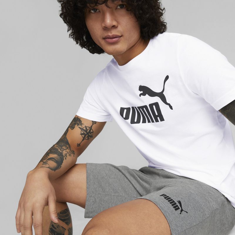 Pánske šortky PUMA Ess Jersey medium gray heather 6