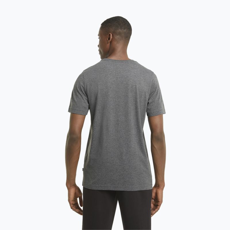 Pánske tričko PUMA Essentials Heather Tee puma black 3