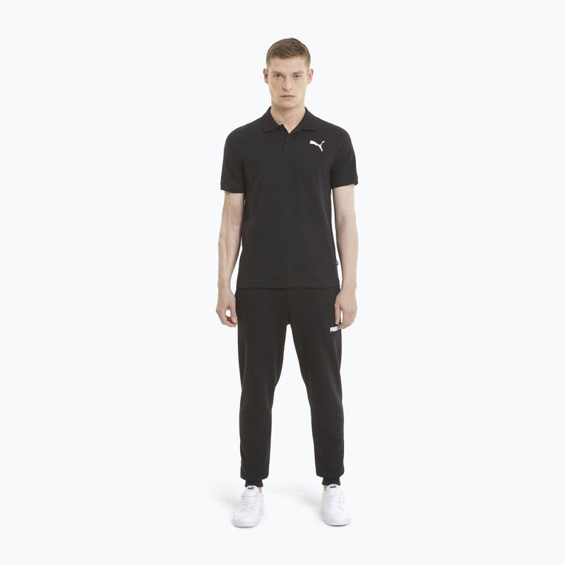 Pánske tričko PUMA Ess Pique Polo puma black/cat 2