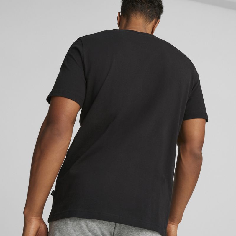 Pánske tričko PUMA Ess Logo Tee puma black 5