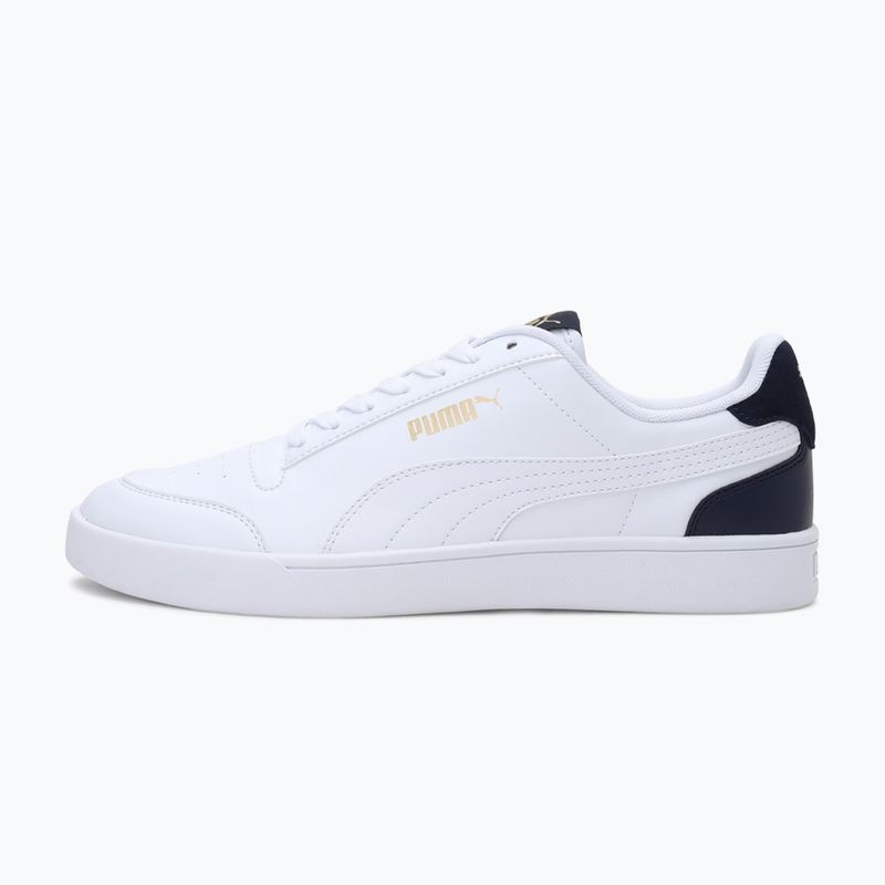 Topánky PUMA Shuffle puma white/puma white/peacoat/puma team gold 2