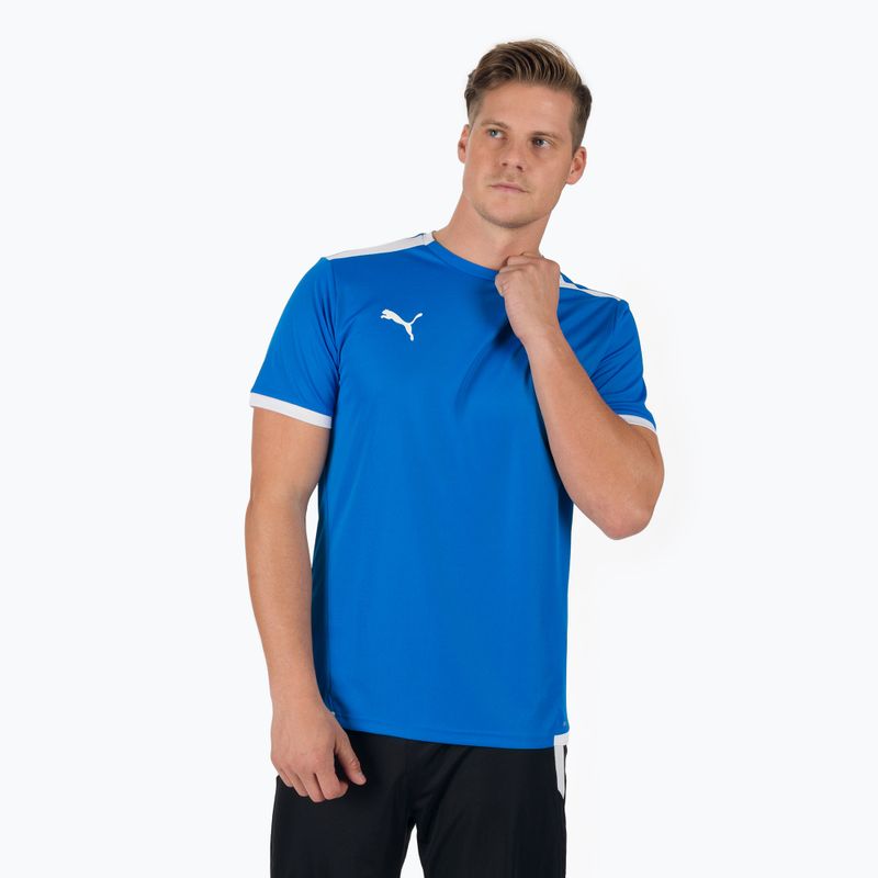 Pánske futbalové tričko PUMA Teamliga Jersey modré 74917