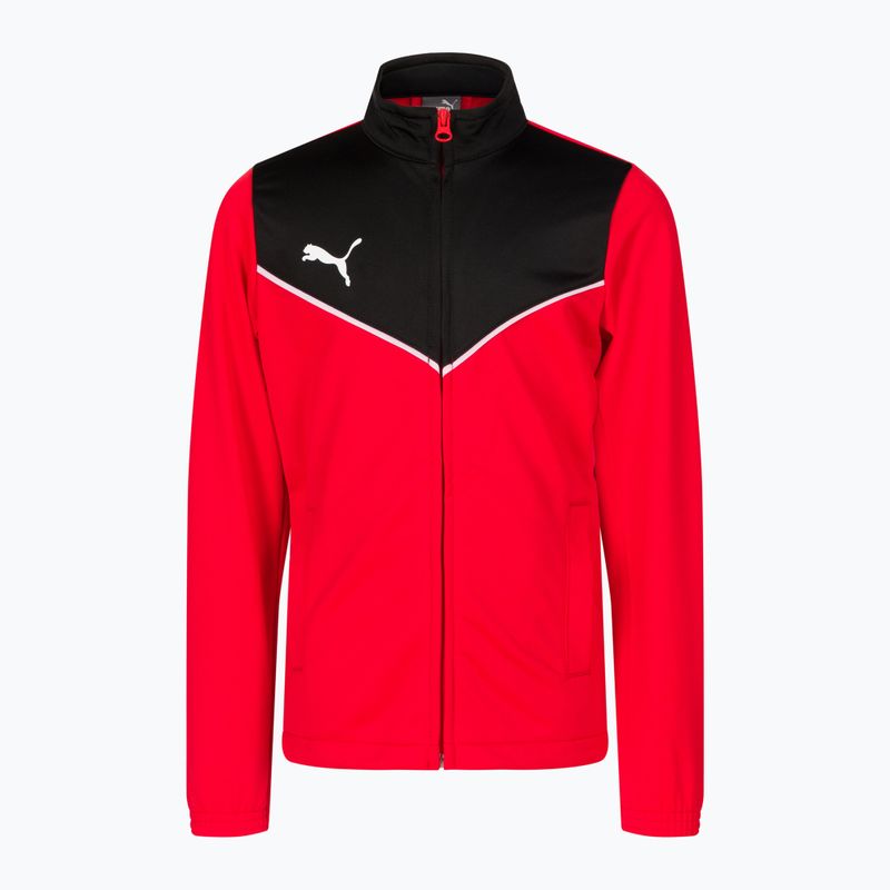 Detská futbalová tepláková súprava PUMA Individualrise Tracksuit red/black 657535 01 2