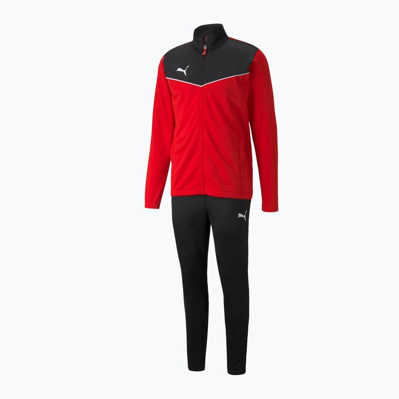 Pánska tepláková súprava PUMA Individualrise Tracksuit čierno-červená 657534 1 6