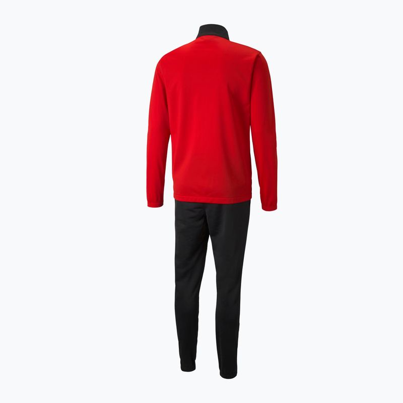 Pánska tepláková súprava PUMA Individualrise Tracksuit čierno-červená 657534 1 7
