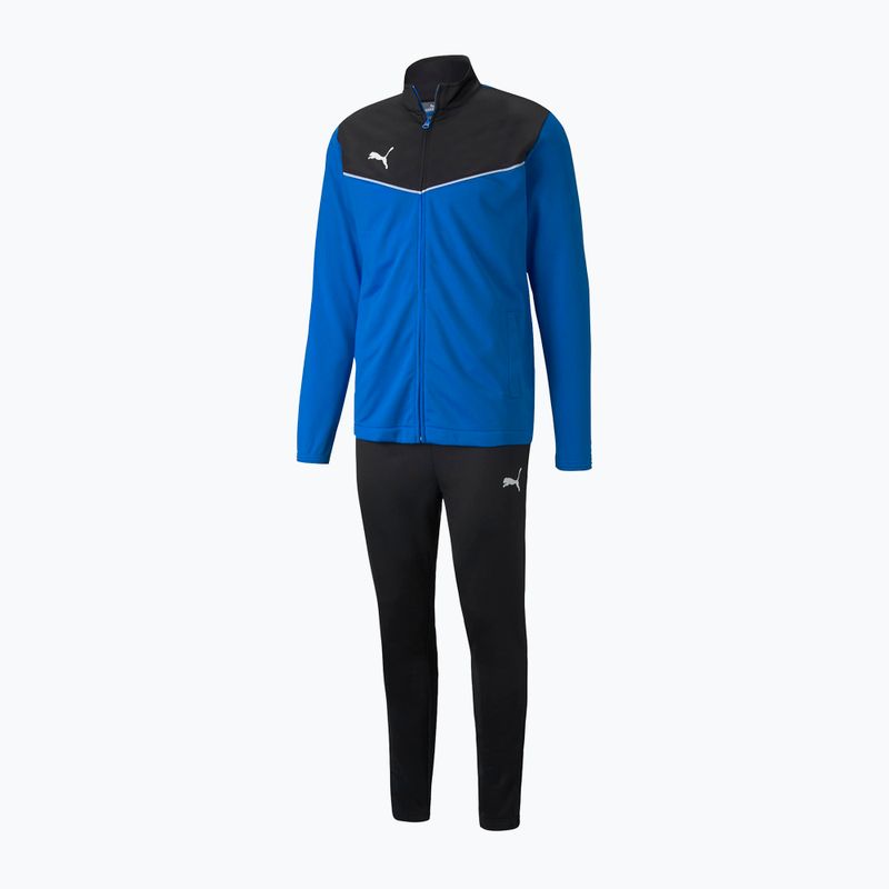 PUMA pánske futbalové tepláky Individualrise Tracksuit blue/black 657534 06 6
