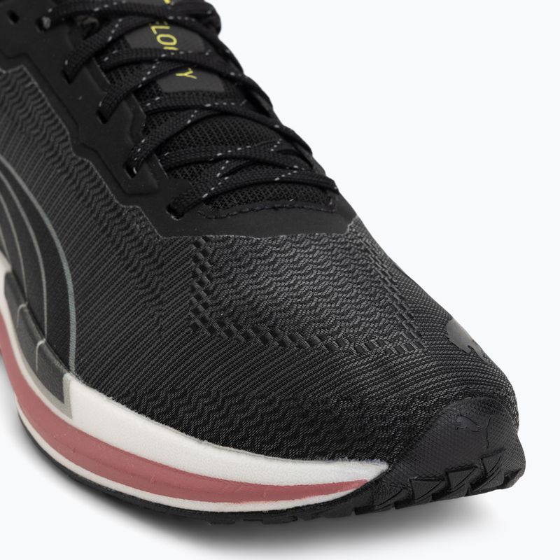 Dámske bežecké topánky Puma Velocity Nitro WTR black/silver/yellow 7