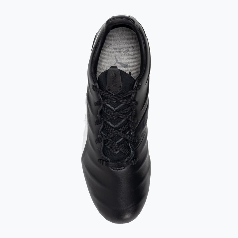 PUMA King Platinum 21 FG/AG pánske kopačky čierno-biele 106478 01 6