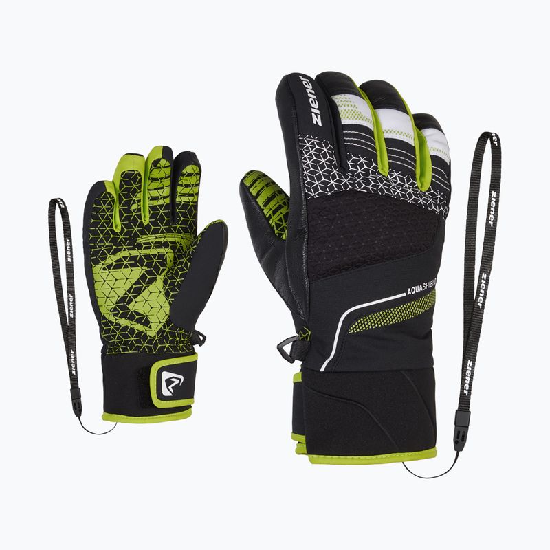 Detské lyžiarske rukavice Ziener Lonzalo AS čierne 81922 6