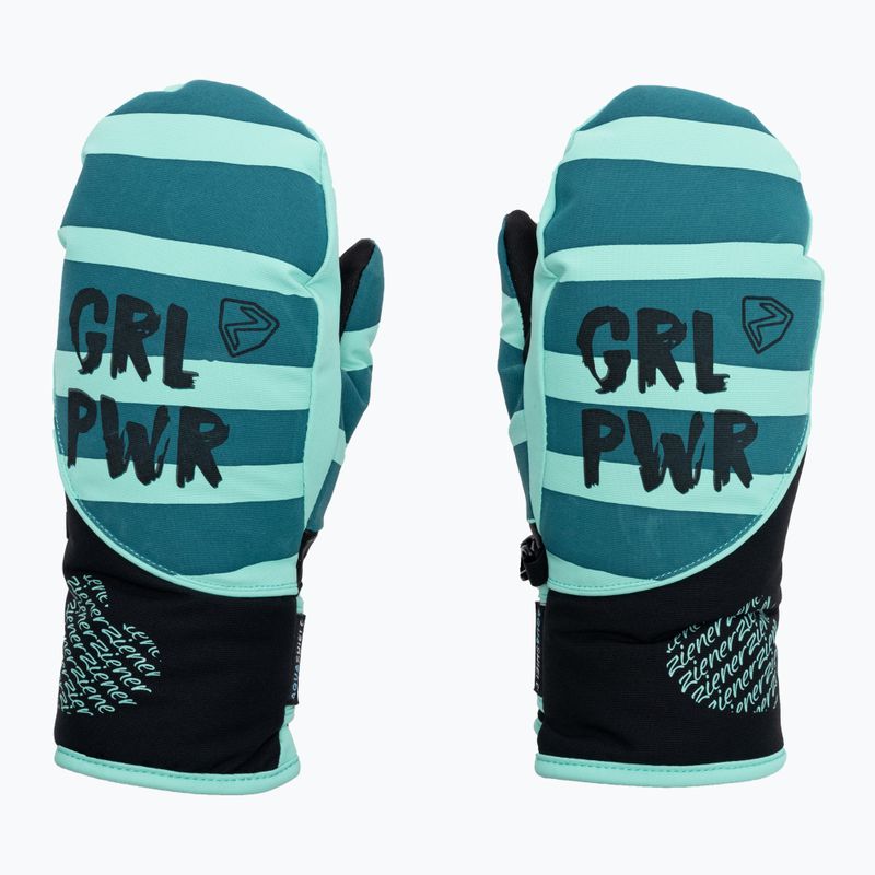 Detské snowboardové rukavice ZIENER Liwani As Pr Mitten blue 211902.953211 3