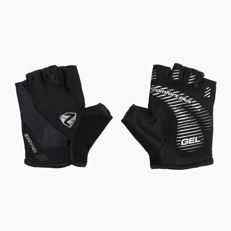 Pánske cyklistické rukavice Ziener MTB Collby Gel black