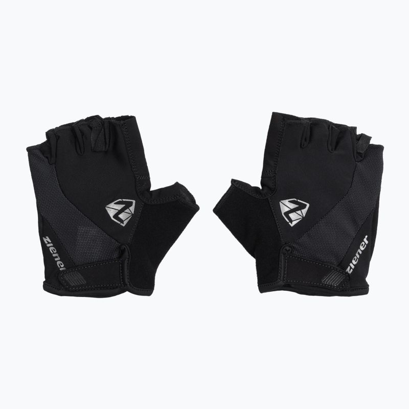 Pánske cyklistické rukavice Ziener MTB Collby Gel black 2
