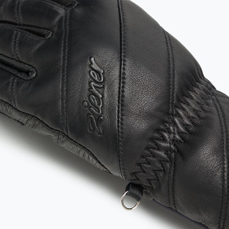 Dámske lyžiarske rukavice ZIENER Kuma Aquashield black 4