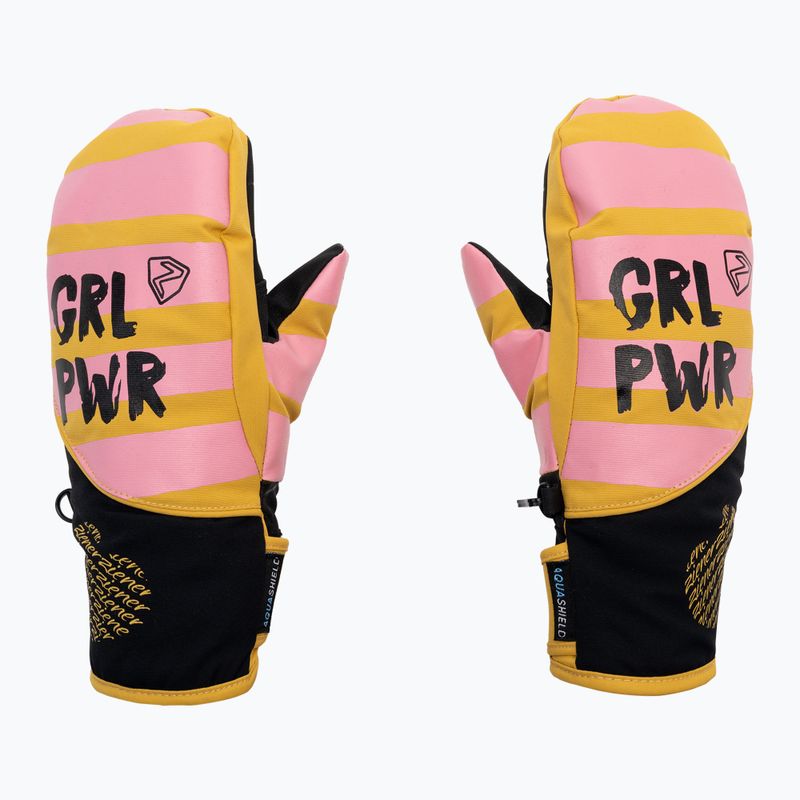 ZIENER Detské lyžiarske rukavice Liwani AS PR Mitten pink 81998 2