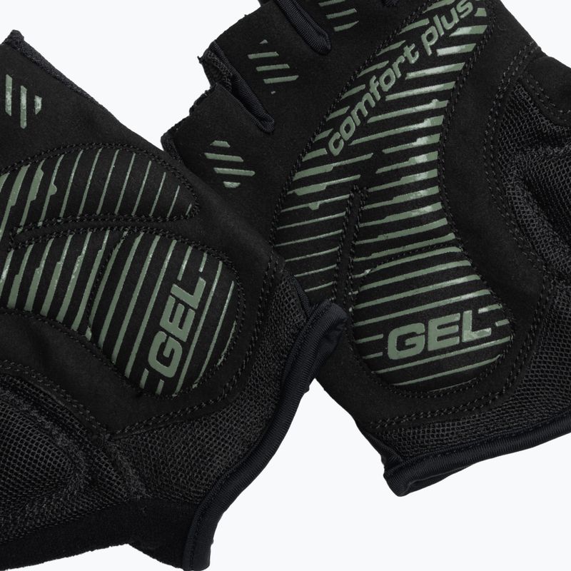 Pánske cyklistické rukavice Ziener MTB Collby Gel green stone 5
