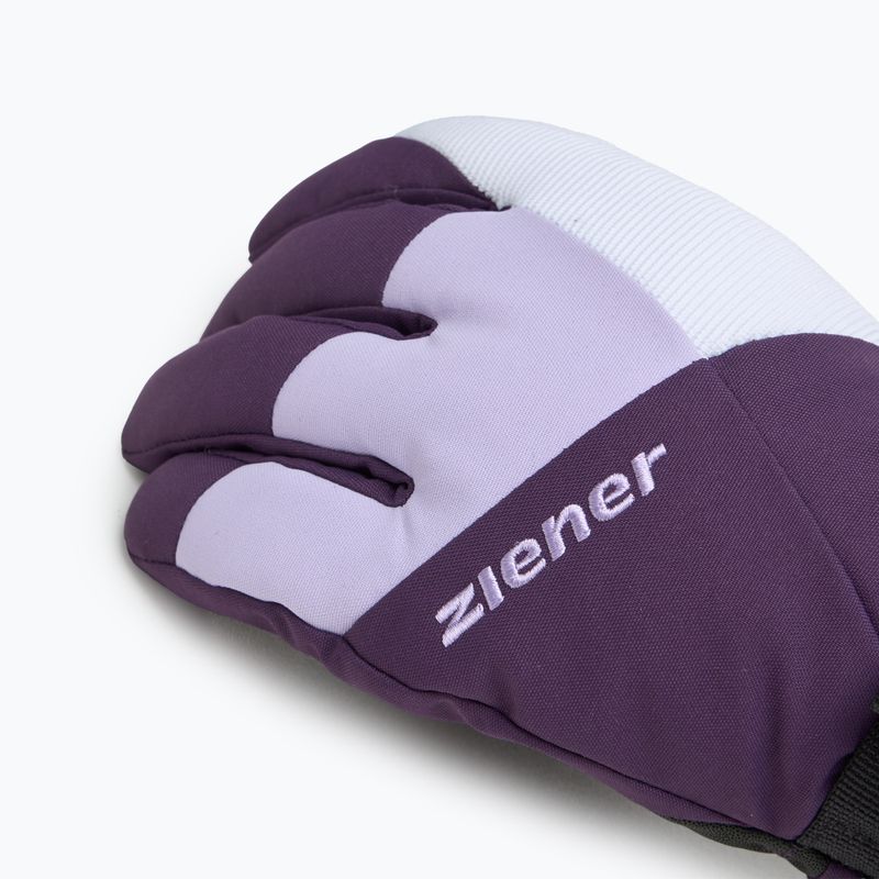 Detské lyžiarske rukavice ZIENER Lani GTX dark violet 4