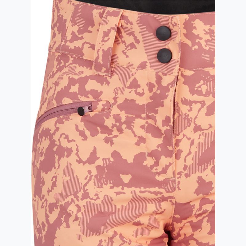 Detské lyžiarske nohavice ZIENER Alin rose blossom camo 3