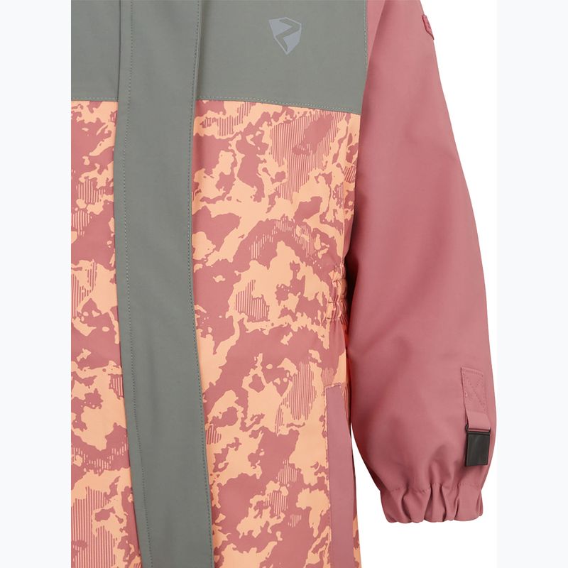 Detská lyžiarska kombinéza ZIENER Anup rose blossom camo 3