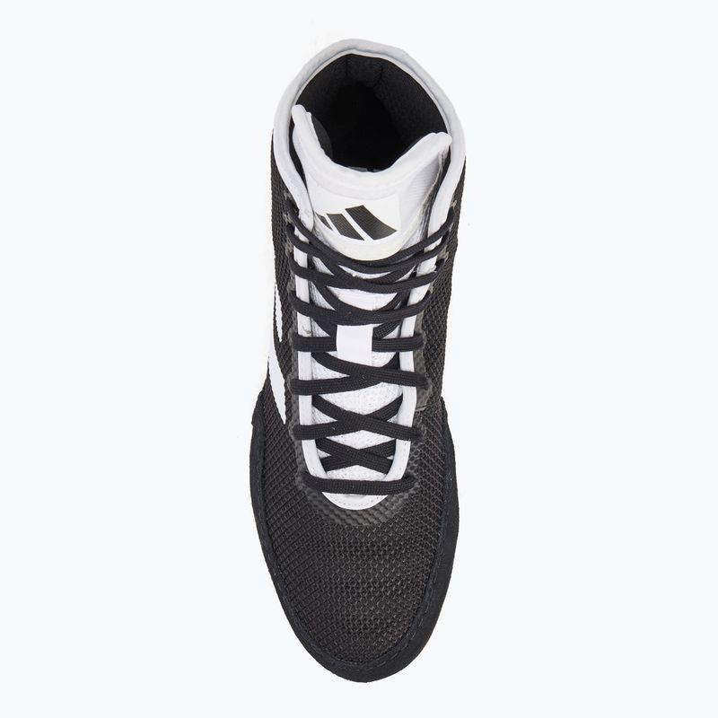 Pánske zápasnícke topánky adidas Tech Fall 2.0 black black/cloud white 5