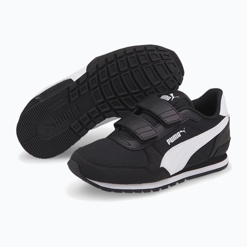 Detská obuv PUMA ST Runner v3 Mesh V PS puma black/puma white 10